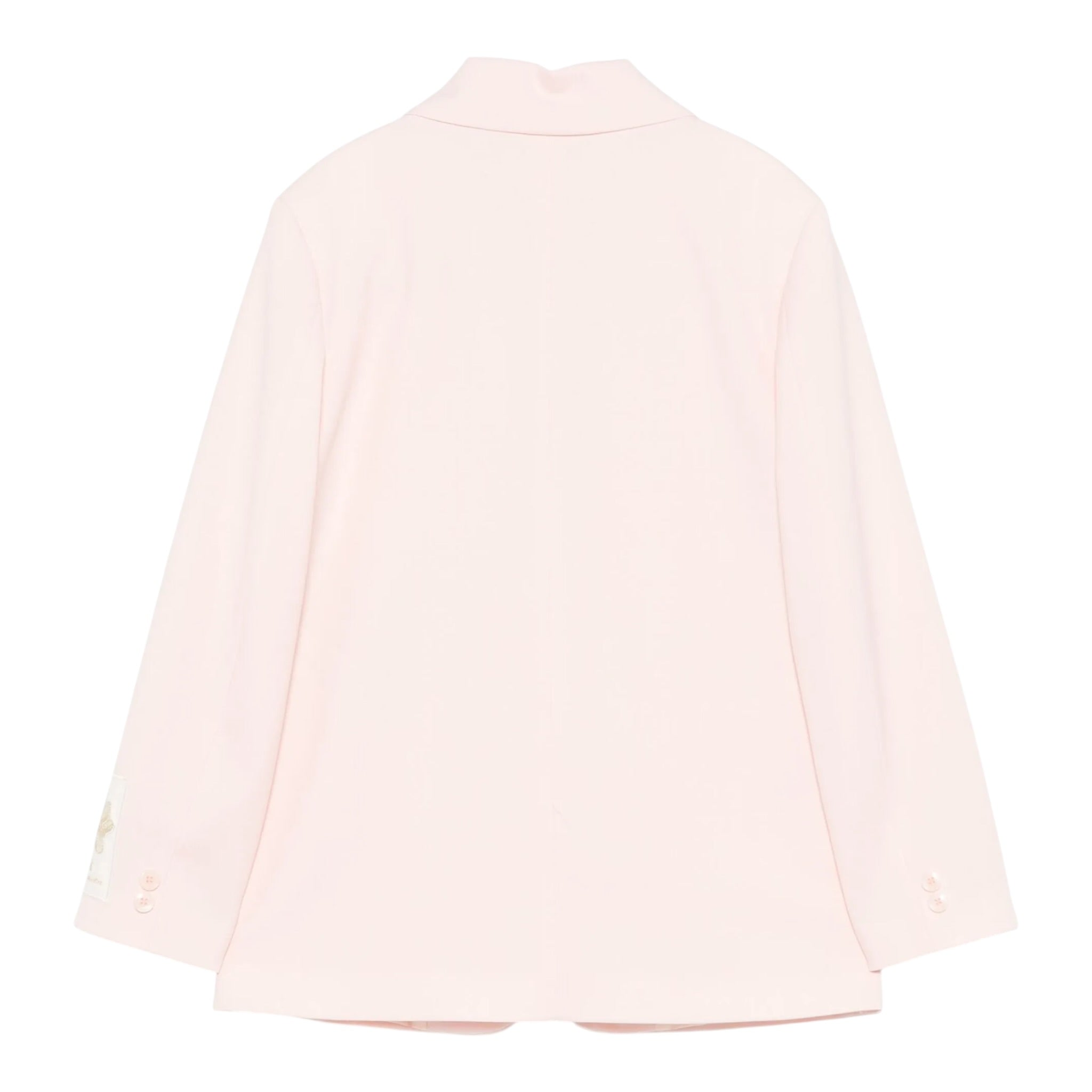 Elisabetta Franchi Giacca Tinta Unita con Logo per Bambina EFGC064 ROSA ELISABETTA FRANCHI 