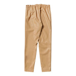 Elisabetta Franchi Pantalone In Ecopelle Tinta Unita per Bambina EFPA152 CAMMELLO ELISABETTA FRANCHI 