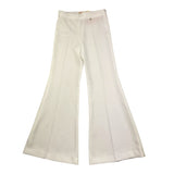 Elisabetta Franchi Pantalone Tinta Unita Modello Zampa per Bambina EFPA285 BIANCO ELISABETTA FRANCHI 