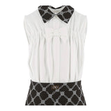 Elisabetta Franchi Tuta Giromanica Bicolore per Bambina EFTA100XX BIANCO/NERO ELISABETTA FRANCHI 