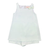 Elisabetta Franchi Tuta Intera Corta Tinta Unita  per Bambina EFTA101 BIANCO ELISABETTA FRANCHI 