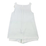 Elisabetta Franchi Tuta Intera Corta Tinta Unita  per Bambina EFTA101 BIANCO ELISABETTA FRANCHI 