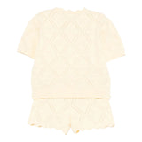 Elisabetta Franchi Completo 2 Pezzi T-Shirt-Bermuda In Filo per Neonata EGCM006 GIALLO ELISABETTA FRANCHI 