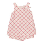 Elisabetta Franchi TUTA Giromanica Tinta Unita con Fantasia per Neonata EGTA008X ROSA ELISABETTA FRANCHI 