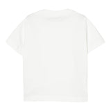 Elisabetta Franchi T-Shirt Girocollo Tinta Unita con Stampa per Neonata EGTS094 BIANCO ELISABETTA FRANCHI 