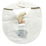 Elisabetta Franchi Bavetta Tinta Unita Logata per Neonata ENBA048 BIANCO ELISABETTA FRANCHI 