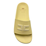 Elisabetta Franchi Ciabatte Tinta Unita con Logo per Bambina F4A0E0312 GIALLO ELISABETTA FRANCHI 