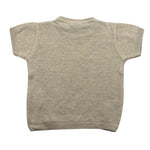 Emanuel Pris T-Shirt Girocollo Tinta Unita per Neonato ETS3143 BEIGE EMANUEL PRIS 