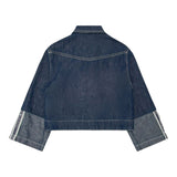 Emporio Armani Camicia Manica Lunga In Denim Tinta Unita per Bambino 3D3B08 BLU EMPORIO ARMANI 