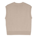 Emporio Armani Gilet In Maglia Tinta Unita Girocollo per Bambino 3D4M52 BEIGE EMPORIO ARMANI 