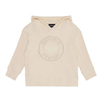 Emporio Armani Felpa Tinta Unita con Cappuccio per Bambino 3D4MJ7 BEIGE EMPORIO ARMANI 
