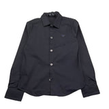 Emporio Armani Camicia Manica Lunga Tinta Unita per Bambino 8N4C09 BLU EMPORIO ARMANI 