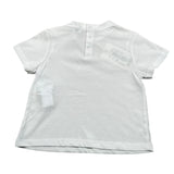 Emporio Armani T-Shirt tinta unita con Stampa Bianco per Neonato 8NHTN5 BIANCO EMPORIO ARMANI 