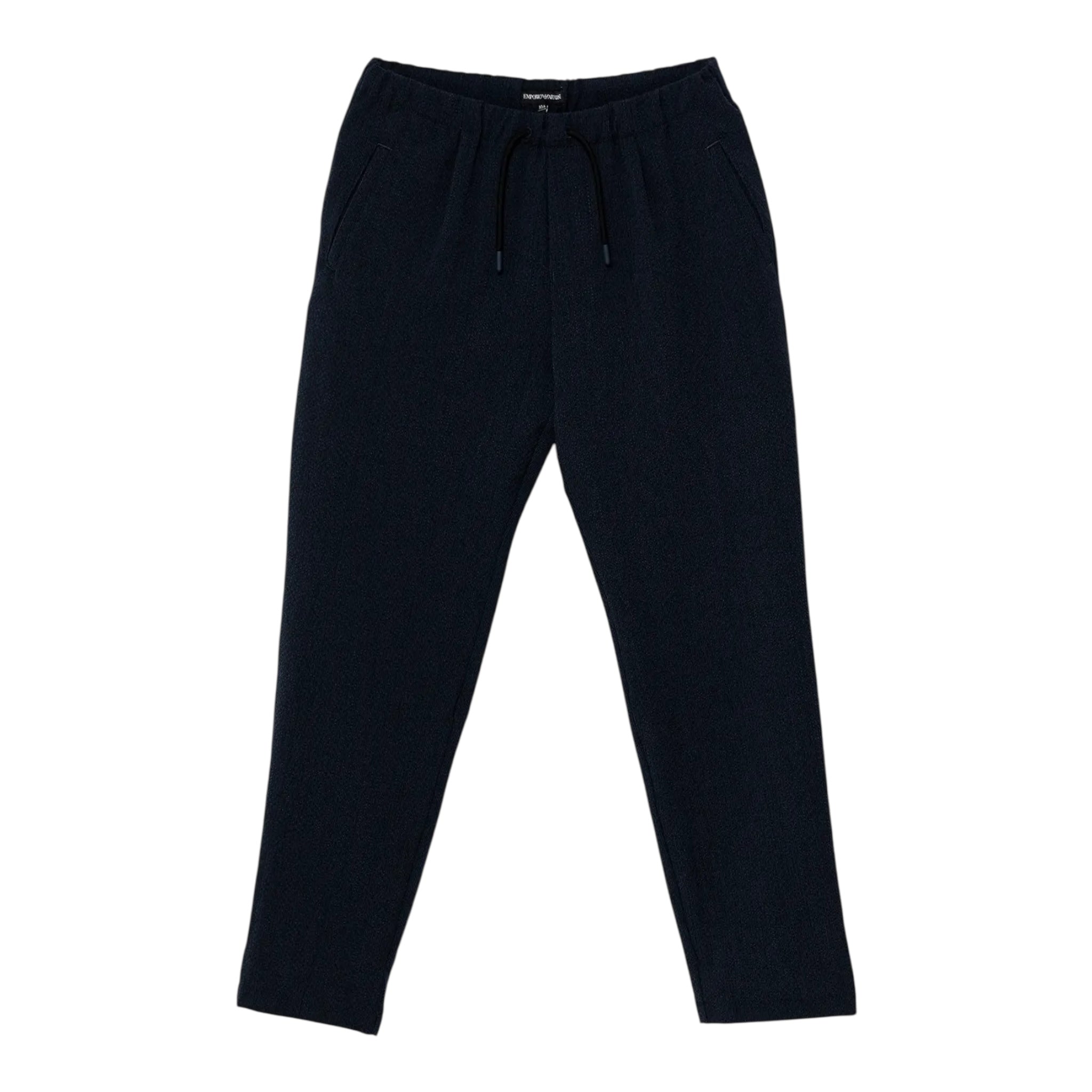 Emporio Armani Pantalone Tinta Unita con Elastico In Vita per Bambino EB000107 BLU EMPORIO ARMANI 