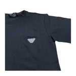 Emporio Armani T-Shirt Girocollo Tinta Unita con Taschino per Bambino EB000111 BLU EMPORIO ARMANI 