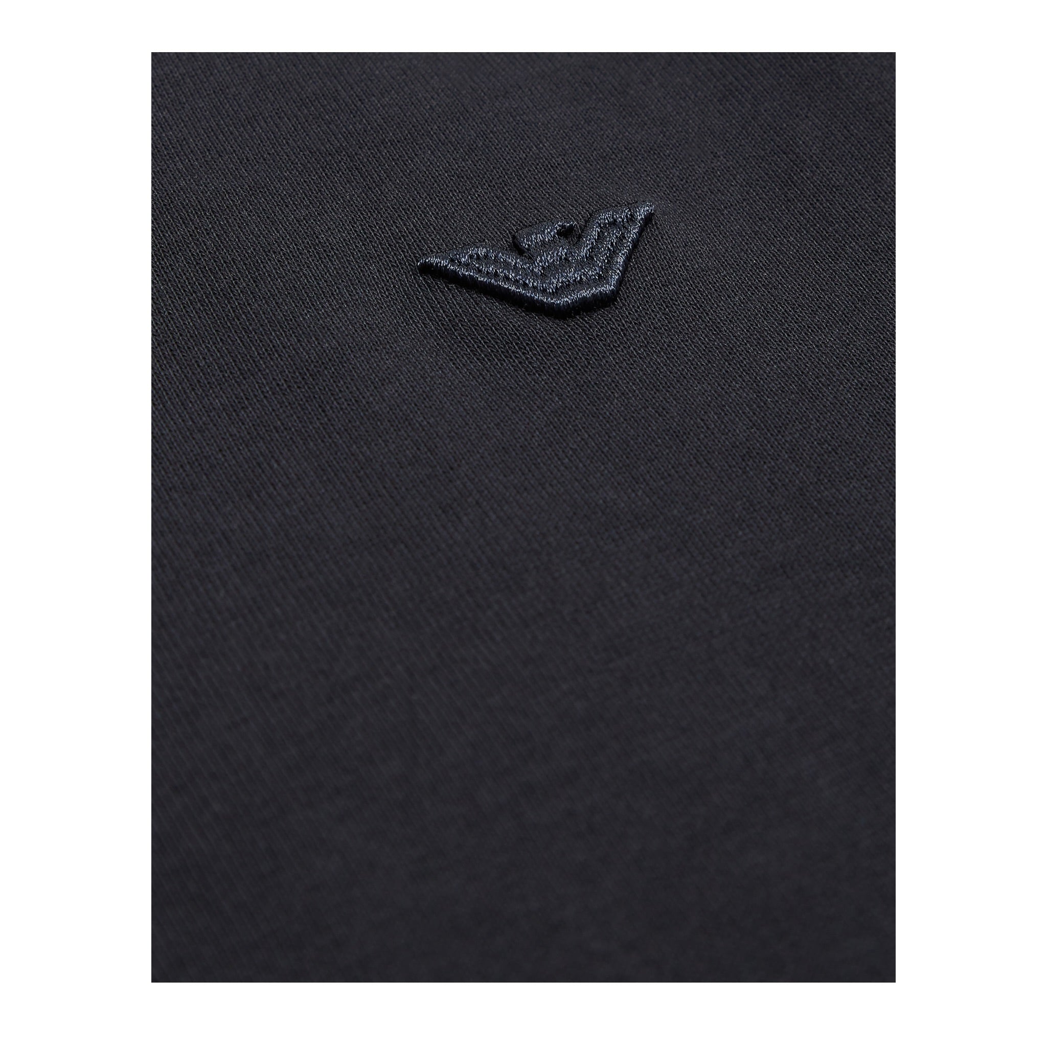 Emporio Armani T-Shirt Girocollo Tinta Unita con Logo per Bambino EB000166X BLU EMPORIO ARMANI 