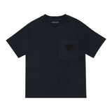 Emporio Armani T-Shirt Girocollo Tinta Unita con Taschino per Bambino EB000230 BLU EMPORIO ARMANI 
