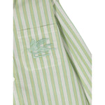 Etro Camicia Manica Lunga Fantasia A Righe per Bambino GU5P30 VERDE ETRO 
