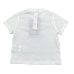 Etro T-Shirt Girocollo Tinta Unita con Stampa per Neonata GU8011X BIANCO ETRO 