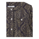 Etro Giubbino In Denim Tinta Unita Stampa Fantasia per Bambina GW2A07 BLU ETRO 