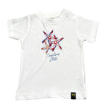 F**K T-Shirt Girocollo Tinta Unita con Stampa per Neonato FJ234200WH BIANCO F**K 