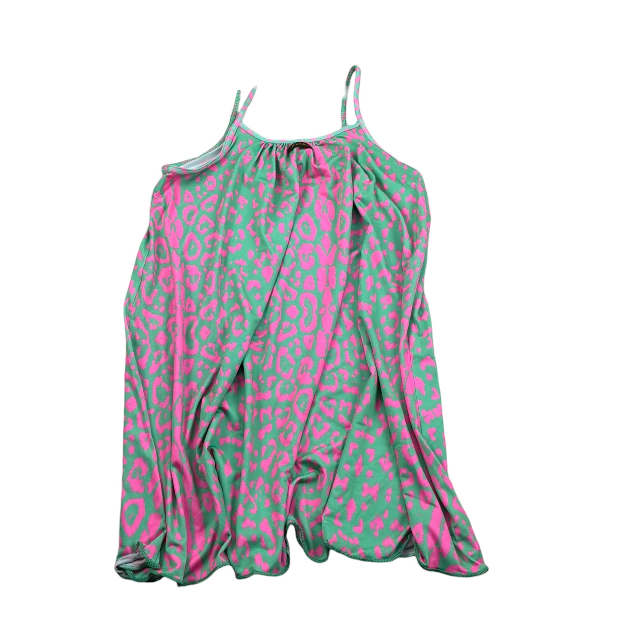 F**K Copricostume Tinta Unita con Fantasia  per Bambina FJ240407X02 VERDE ACQUA F**K 