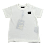 F**K T-Shirt Girocollo Tinta Unita con Stampa per Neonato FJ2450038WHN BIANCO F**K 