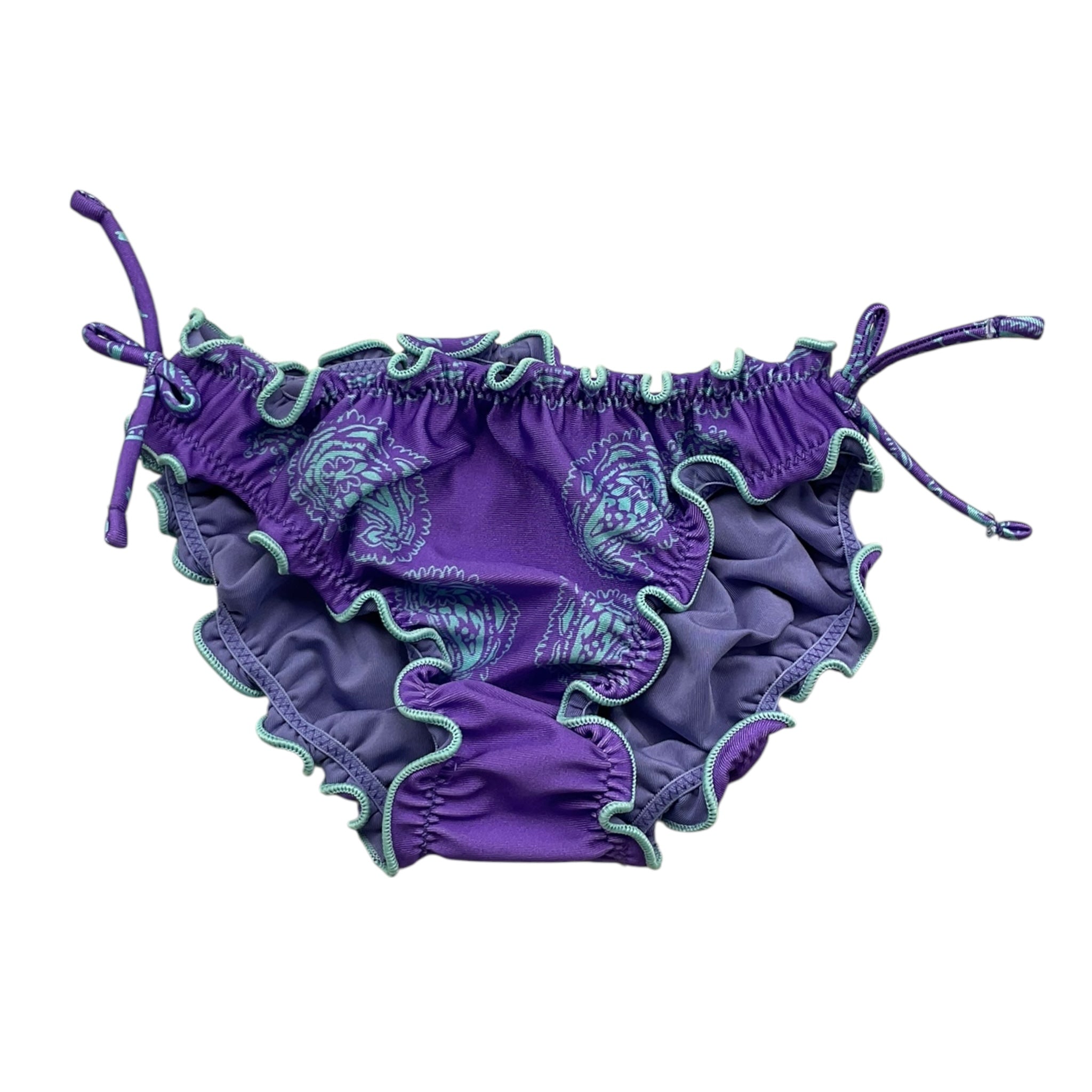 costume mutandina tinta unita FJ25B4A14BBX63N VIOLA F**K 