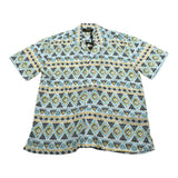 F**K Camicia Tinta Unita Mezza Manica con Fantasia per Bambino FJ25J02CA60X13 BIANCO F**K 