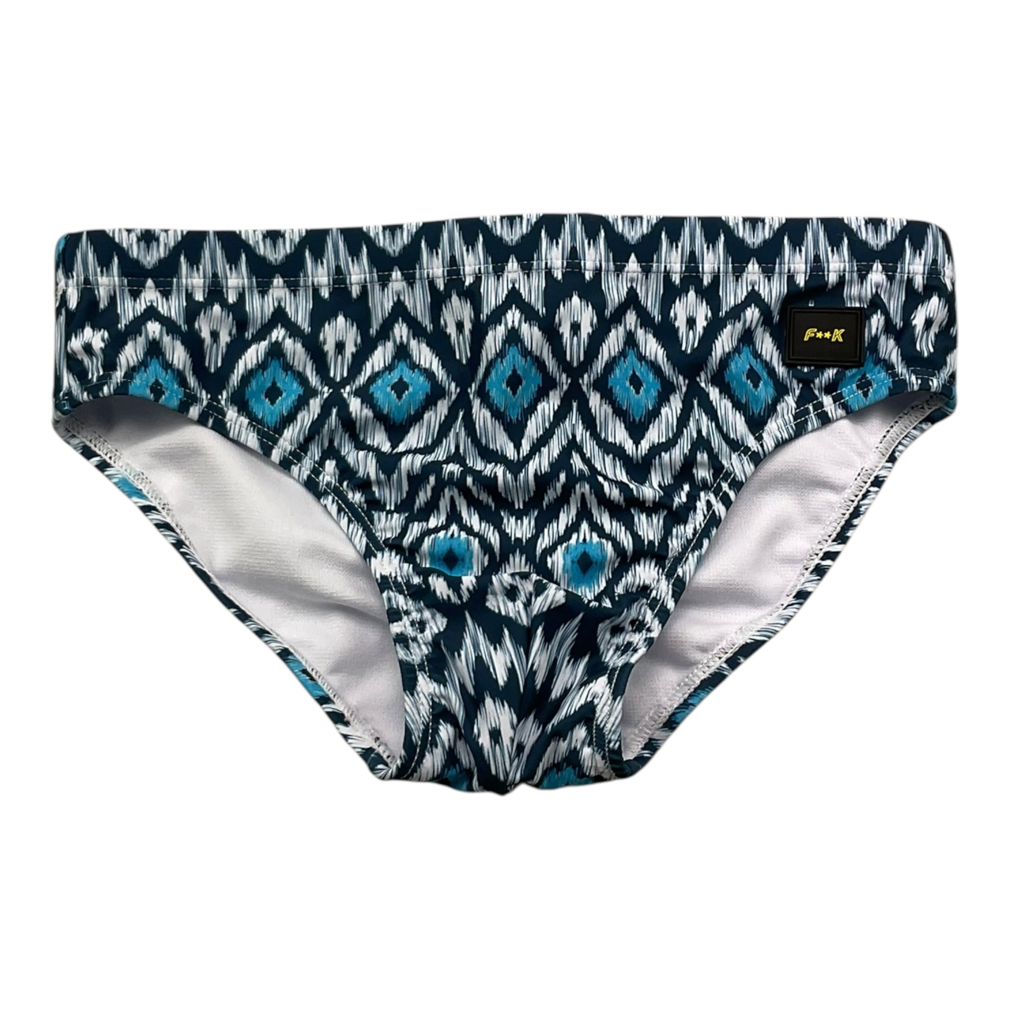 F**K Costume Mutandina Stampa Fantasia per Neonato FJ25J02SA20X10 BLU F**K 