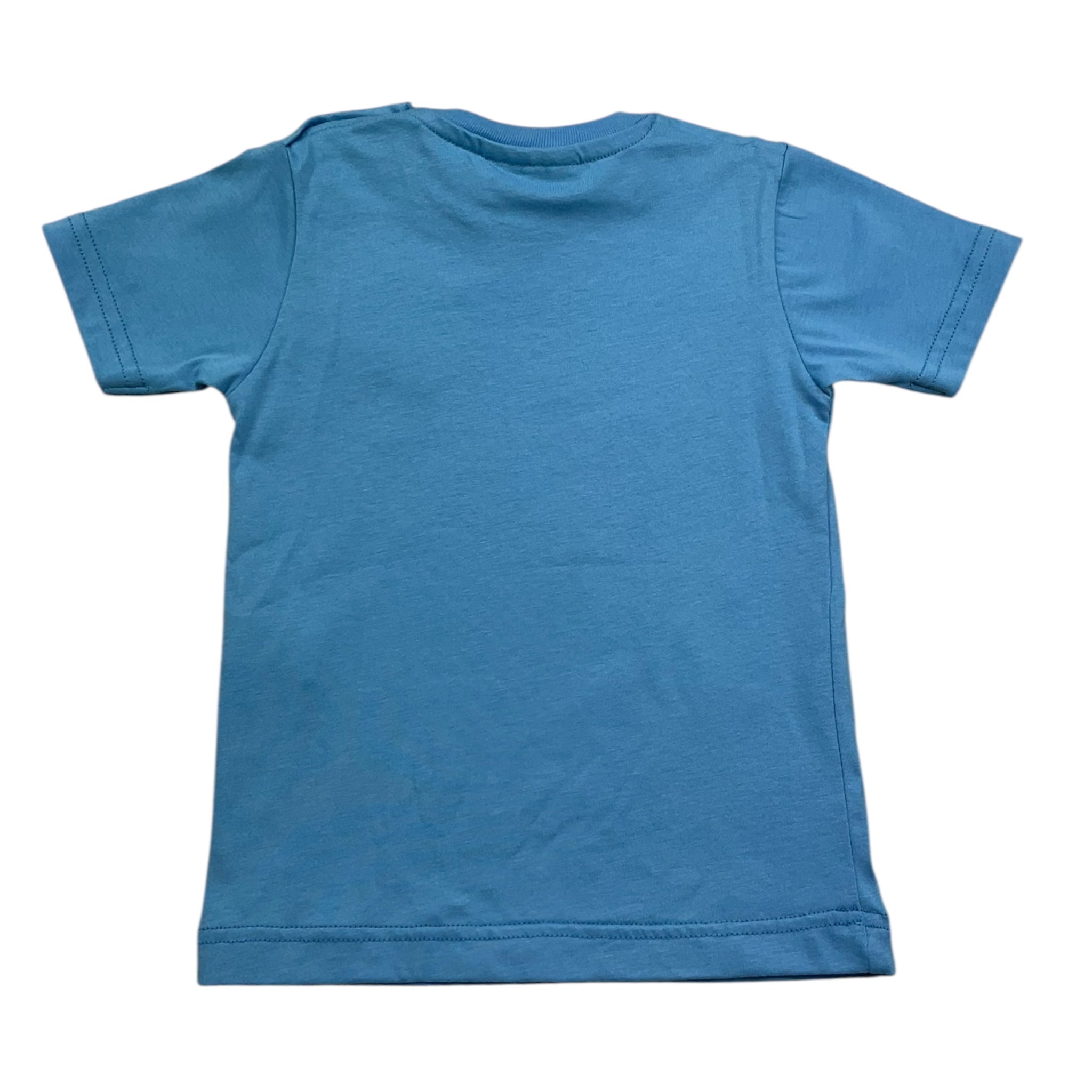 F**K T-Shirt Girocollo Tinta Unita con Logo per Neonato FJ25N01TS71TQ AZZURRO F**K 