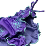 F**K Costume Modello Slip Tinta Unita per Neonata FK219316 VIOLA F**K 