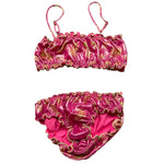 F**K Costume 2 Pezzi Tinta Unita Fascia-Slip per Bambina FK2193299 FUXIA F**K 
