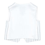 Fay Gilet Tinta Unita Fantasia Righe per Neonato 5Q2342 BIANCO FAY 
