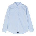 Fay Camicia Tinta Unita Manica Lunga per Bambino FU5P40 AZZURRO FAY 