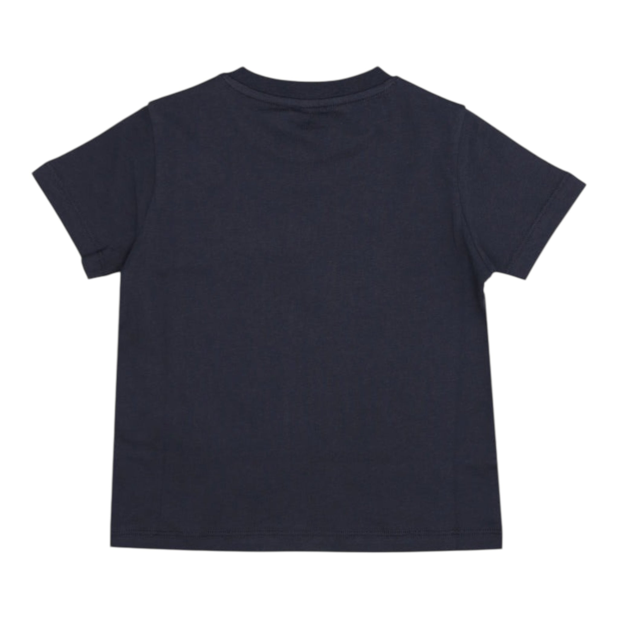 Fay T-Shirt Girocollo Tinta Unita con Stampa per Bambino FU8P11 BLU FAY 
