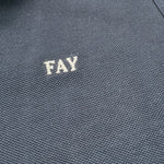 Fay Polo Tinta Unita Mezza Manica con Colletto  per Bambino FU8P81 BLU FAY 