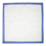 Fay Coperta Bicolore con Stampa per Neonato FV0510 BIANCO/AZZURRO FAY 