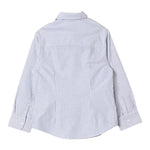 Fay Camicia Tinta Unita Manica Lunga con Fantasia A Righe per Bambino FV5P30 BIANCO FAY 