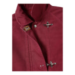 Fay Giubbino Tinta Unita con Bottoni per Bambina FW2P67 MAGENTA FAY 