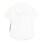 Fay Camicia Tinta Unita con Panciotto Incorporato Fantasia A Righe per Neonato FW5P41 BIANCO FAY 