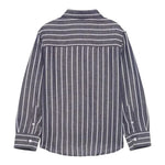 Fay Camicia Tinta Unita Manica Lunga con Fantasia A Righe per Neonato FW5P60XN BLU FAY 
