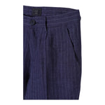 Fay Pantalone Tinta Unita con Fantasia A Righe per Bambino FW6Q21 BLU FAY 