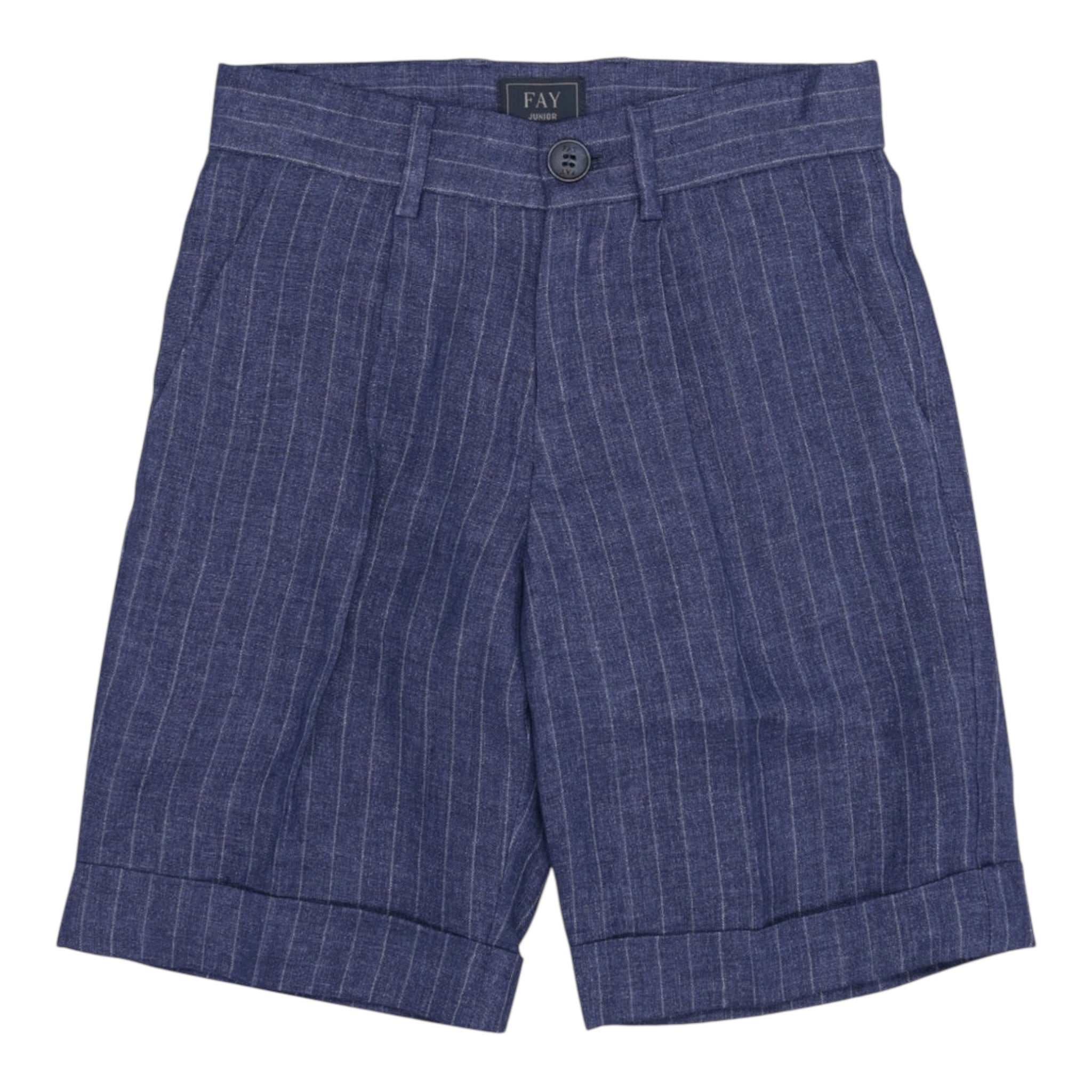 Fay Bermuda Tinta Unita Fantasia A Righe per Bambino FW6Q29 BLU FAY 