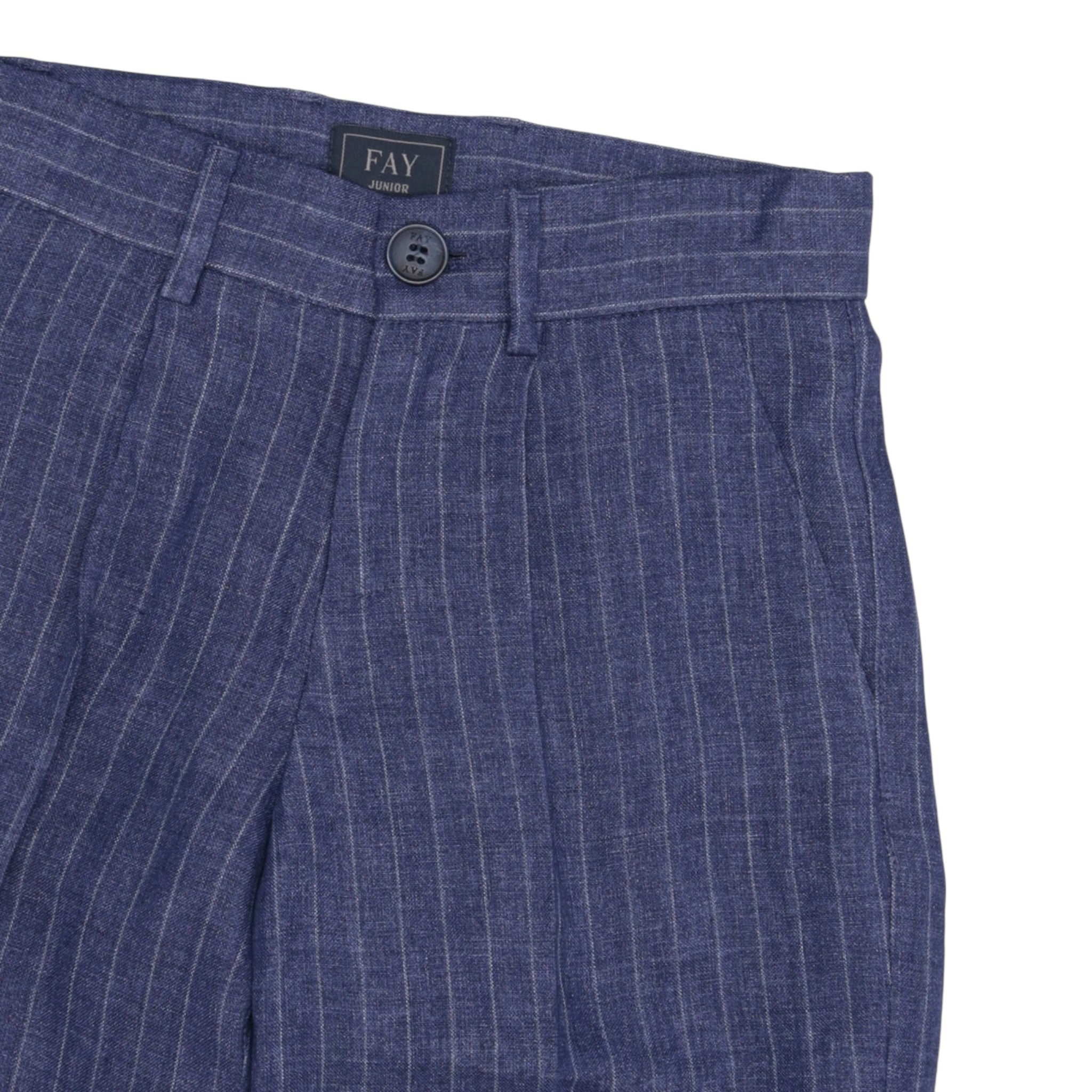 Fay Bermuda Tinta Unita Fantasia A Righe per Bambino FW6Q29 BLU FAY 