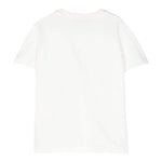 Fendi T-Shirt Girocollo Tinta Unita con Stampa per Bambino JUI157 BIANCO FENDI 