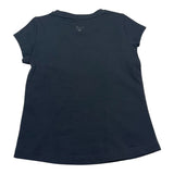 Freddy T-Shirt Girocollo Tinta Unita con Logo per Bambina FR1950 NERO FREDDY 