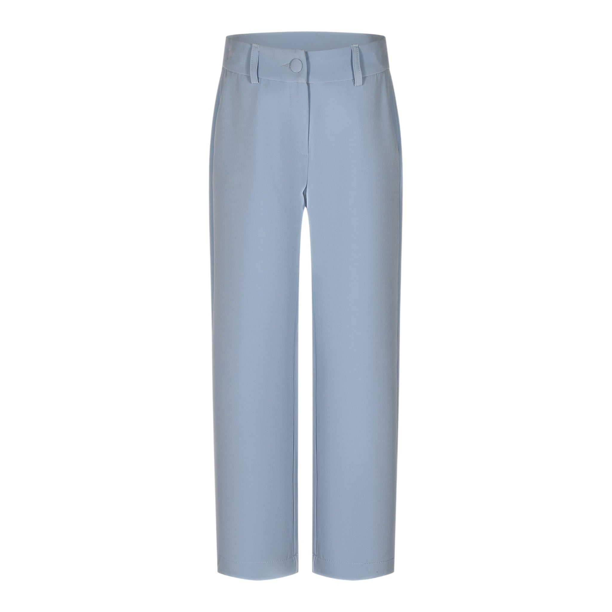 Fun & Fun Pantalone Tinta Unita con Girvita Regolabile per Bambina FCJPT01111X AZZURRO FUN & FUN 