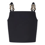 Fun & Fun Top Bretelline Tinta Unita per Bambina FCJTP16591 NERO FUN & FUN 
