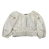 Fun & Fun Camicia Manica Lunga Tinta Unita per Bambina FJSH01269 PANNA FUN & FUN 